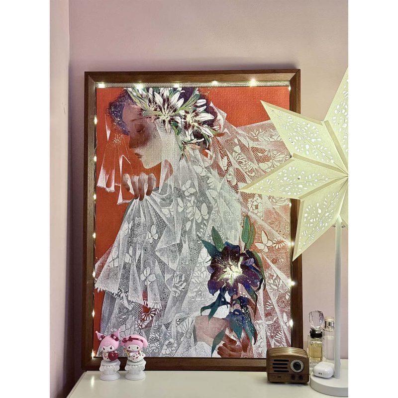 CKY Puzzle-1026pcs Art Puzzle-Flower Marriage