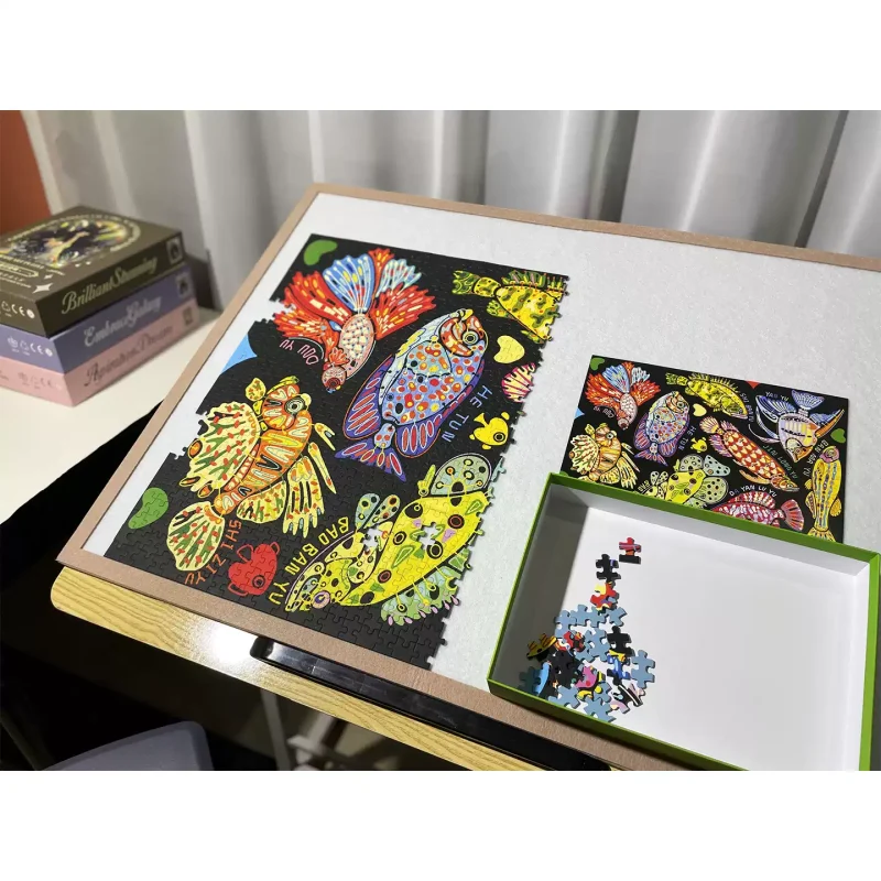 CKY Puzzle-1026pcs Art Puzzle-Rainbow Fish