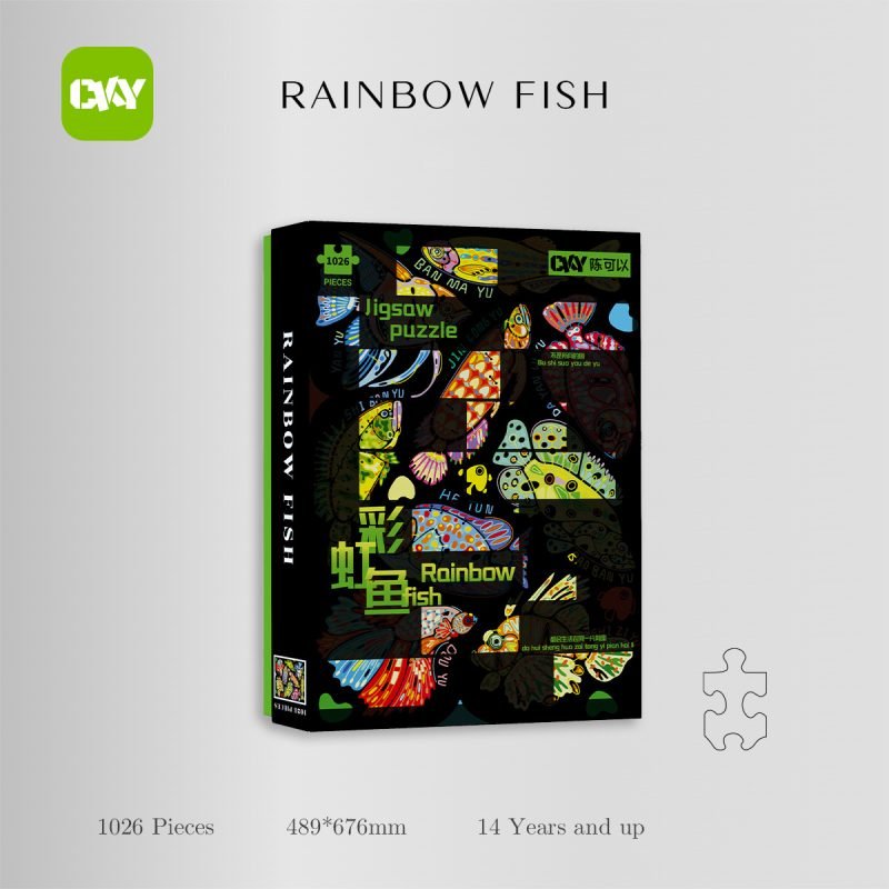 CKY Puzzle-1026pcs Art Puzzle-Rainbow Fish