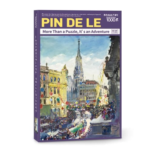 Faschingszug in Wien by Oskar Laske Pin De Le-1000pcs Jigsaw Puzzle-Faschingszug in Wien by Oskar Laske