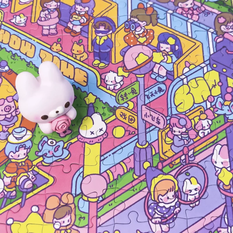 Gulu-1000 Piece Puzzle-Creamy Night City