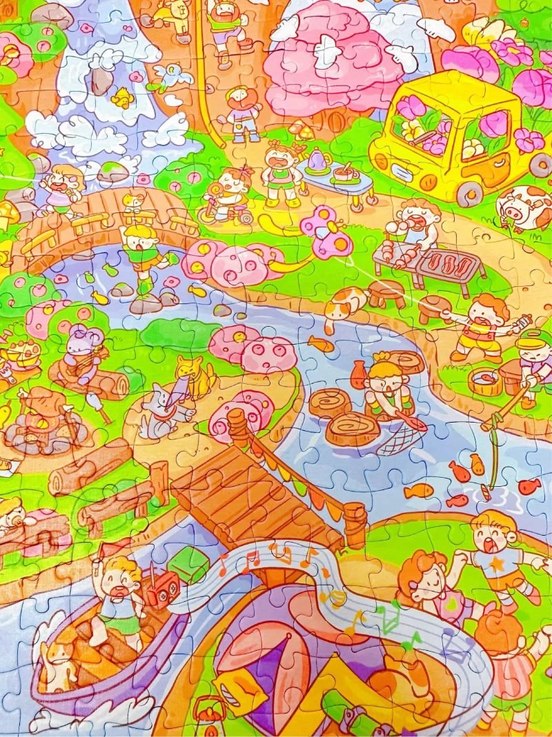 Gulu Puzzle-Life in Four Seasons (3) Gulu-1000 Piece Puzzle-Life in Four Seasons