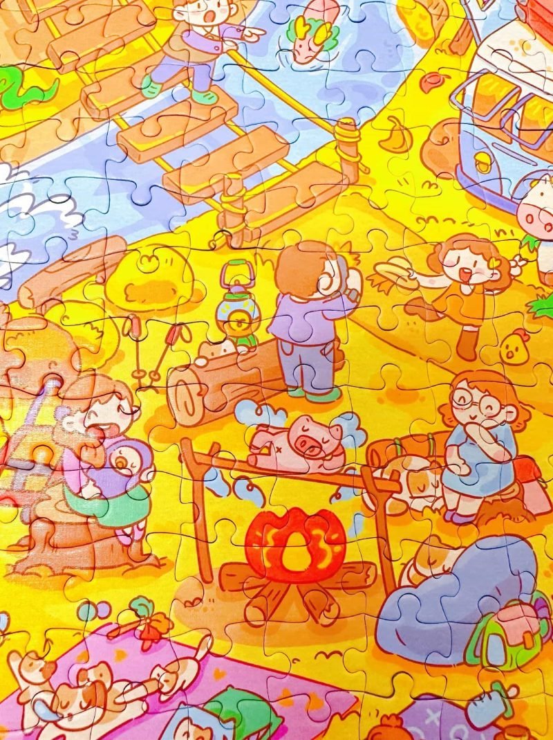 Gulu Puzzle-Life in Four Seasons (4) Gulu-1000 Piece Puzzle-Life in Four Seasons