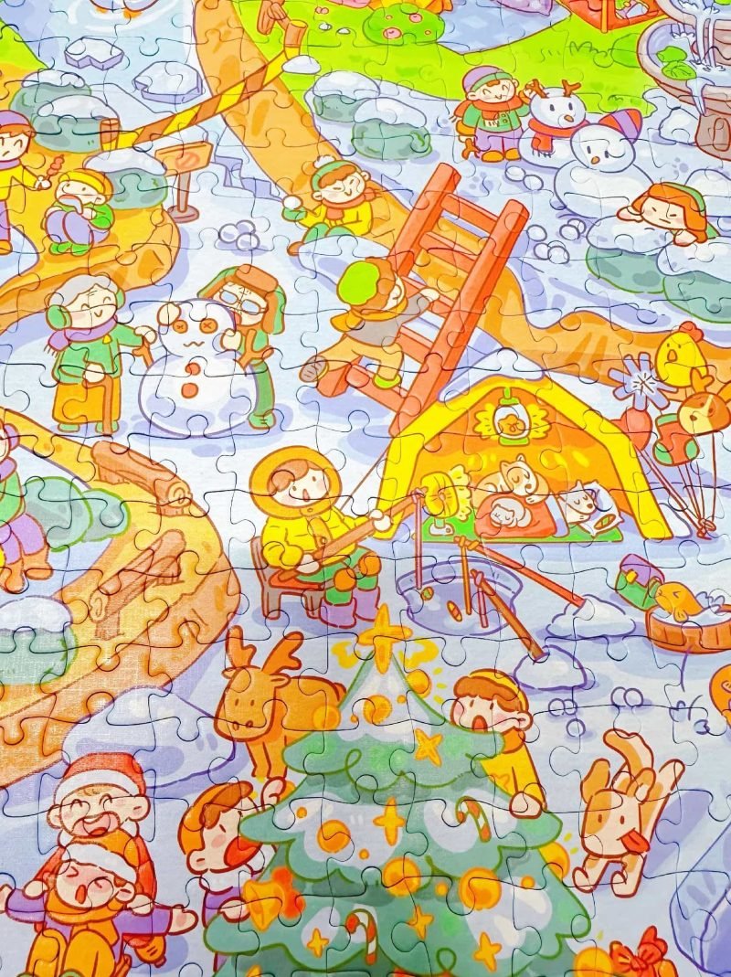 Gulu Puzzle-Life in Four Seasons (5) Gulu-1000 Piece Puzzle-Life in Four Seasons