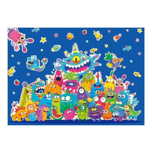 Gulu-1000 Piece Puzzle-Monsters Club
