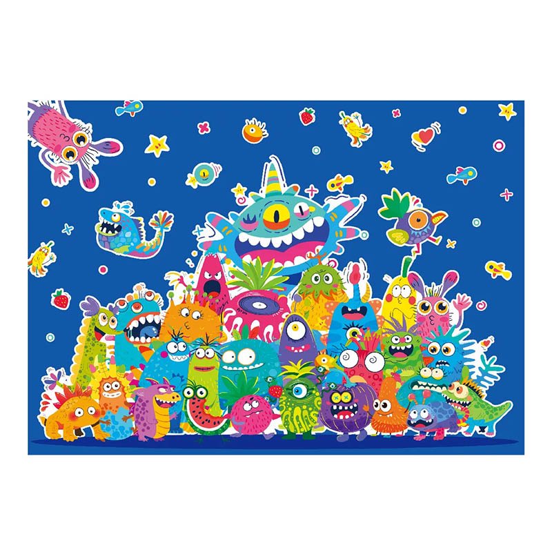 Gulu-1000 Piece Puzzle-Monsters Club
