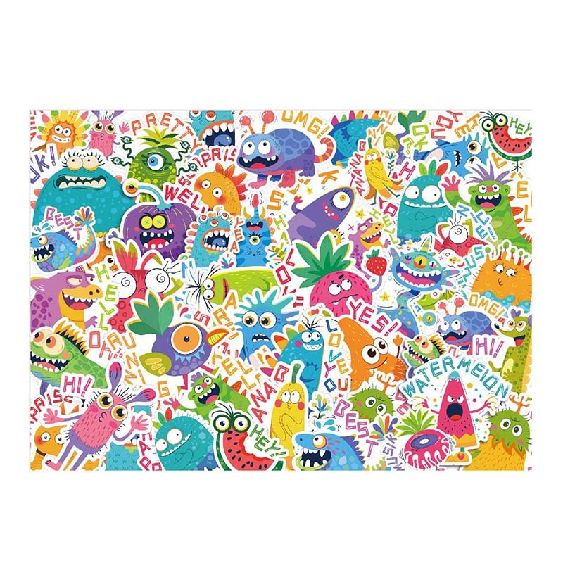 Gulu-1000 Piece Puzzle-Monsters Club Momo