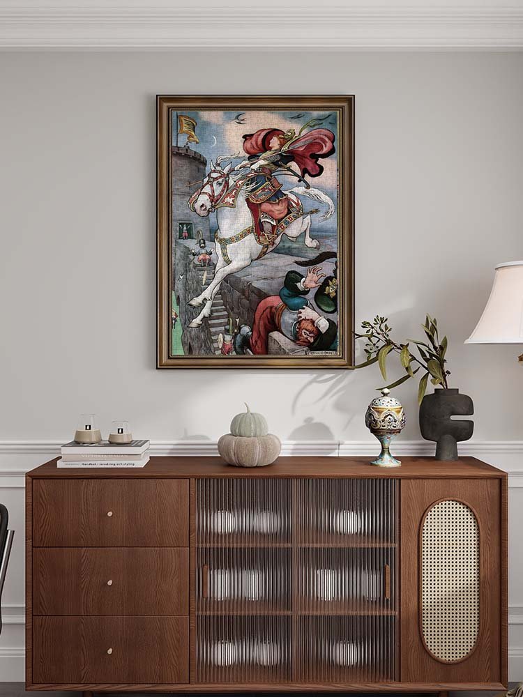 Illustration for Russian Fairy Book by Frank C Pape Pin De Le-500pcs Jigsaw Puzzle-Illustration for Russian Fairy Book by Frank C Pape