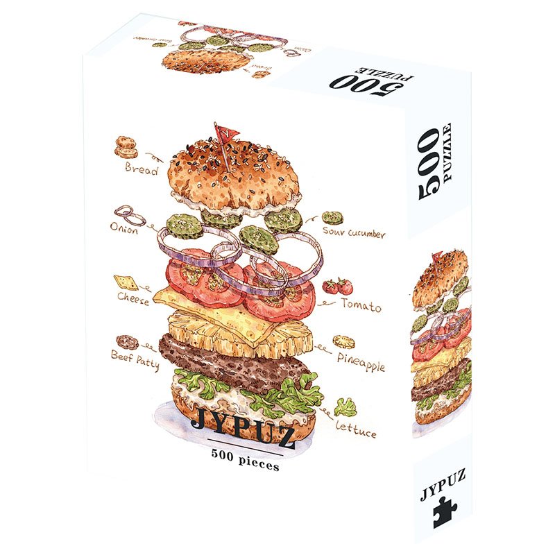 JYPUZ-500pcs Jigsaw Puzzle-Hamburger