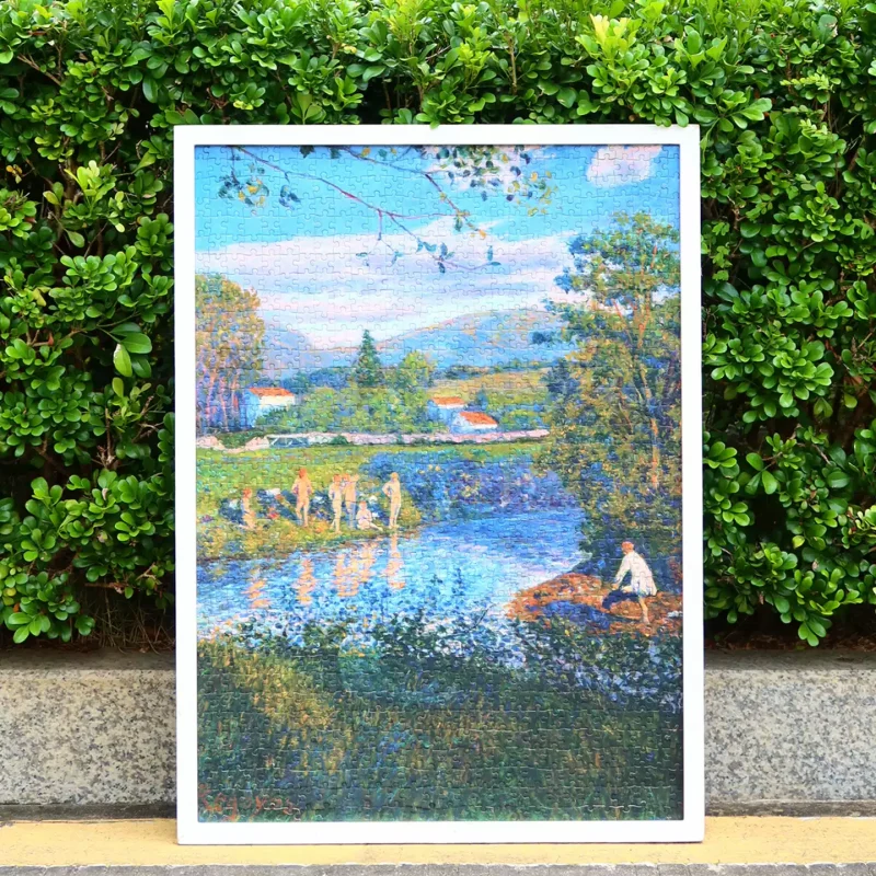 Kibifufu-Bathing in Renteria (1) Kibifufu-Puzzle 1000 Piece-Bathing in Renteria