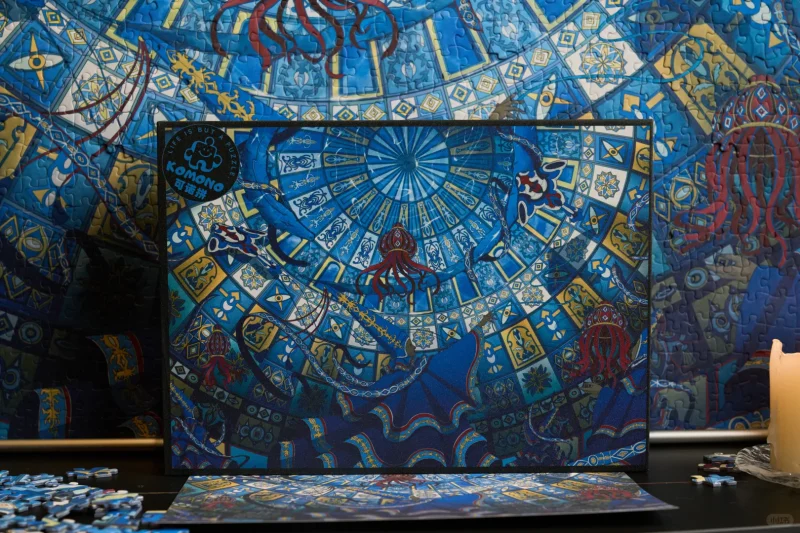 Komono-1000pcs Jigsaw Puzzle-Anya Chalina Series-Waltz of the Ribbons