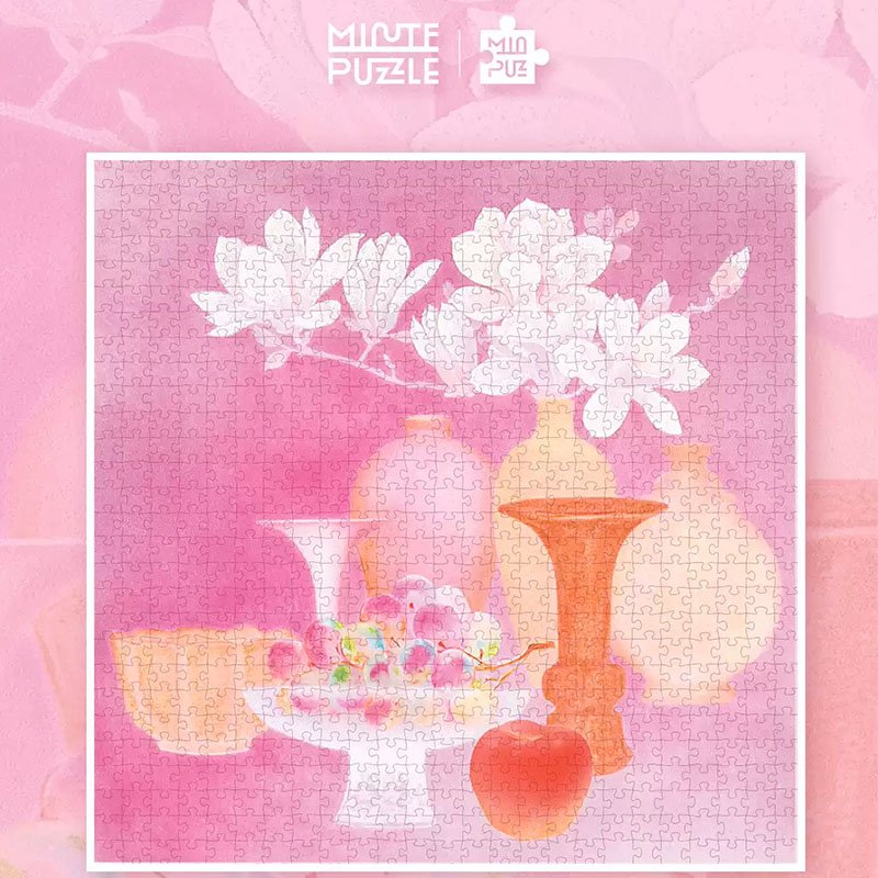 Minute Puzzle-Jade-Glaze & Blossom-Scent-728 Piece Puzzle