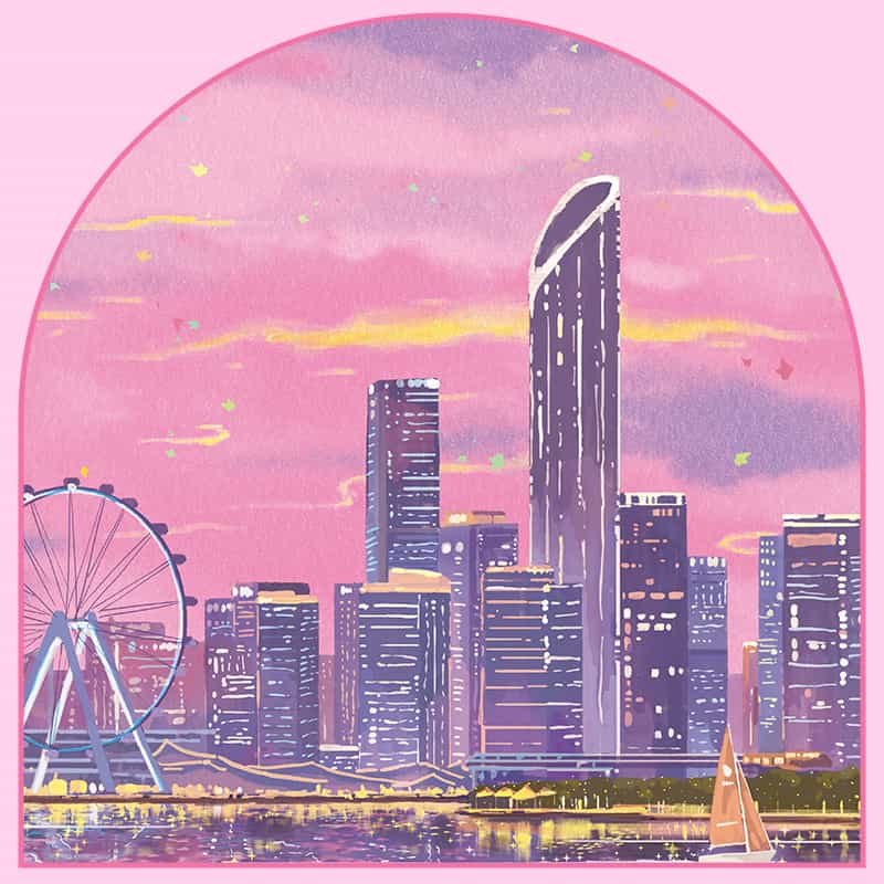 Momibook-Lakeside Evening Breeze (2) Momibook-1000 Piece Jigsaw Puzzle-Lakeside Evening Breeze