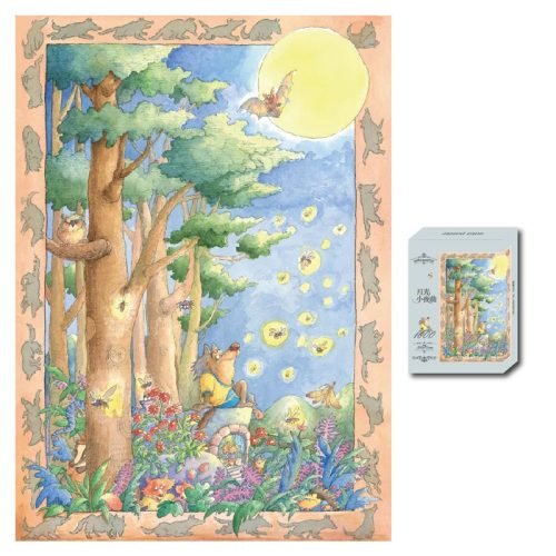 Gulu-1000pcs Jigsaw Puzzle-Moonlight Serenade