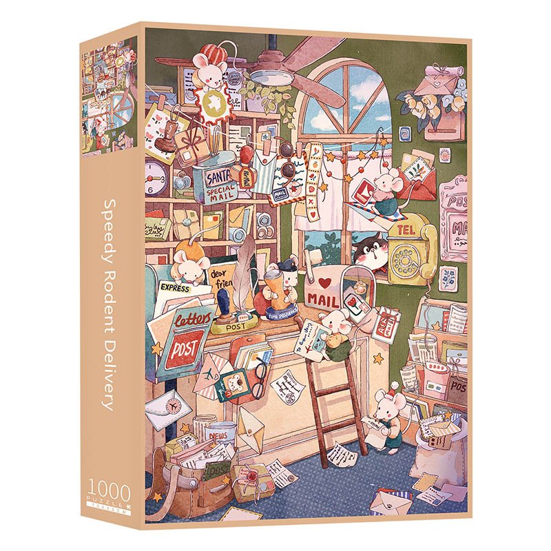 1000pcs Jigsaw Puzzle-PJLT-Speedy Rodent Delivery