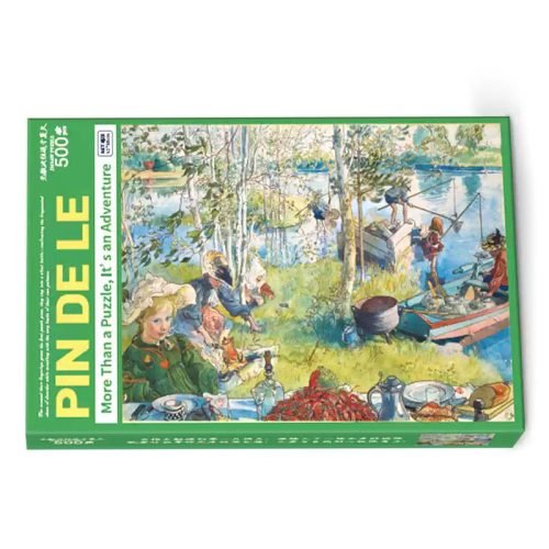 Pin De Le-500pcs Jigsaw Puzzle-Crayfishing by Carl Larsson