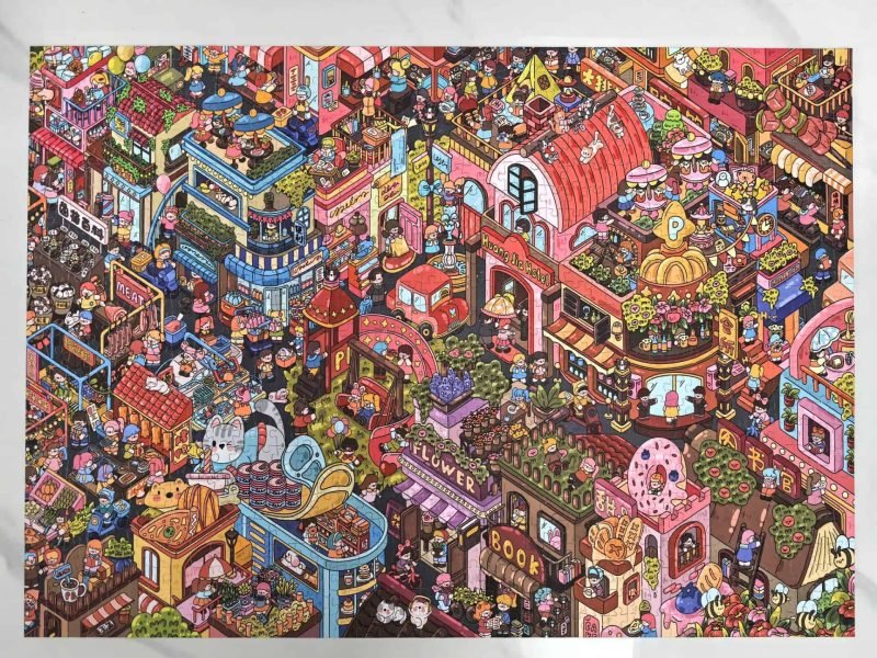 Pin De Le-1000pcs Jigsaw Puzzle-Royal Street