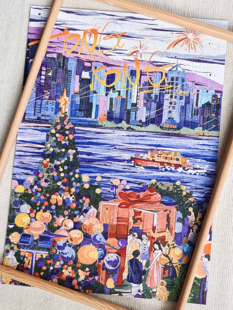 Pin De Le-1000pcs Jigsaw Puzzle-Victoria Harbour