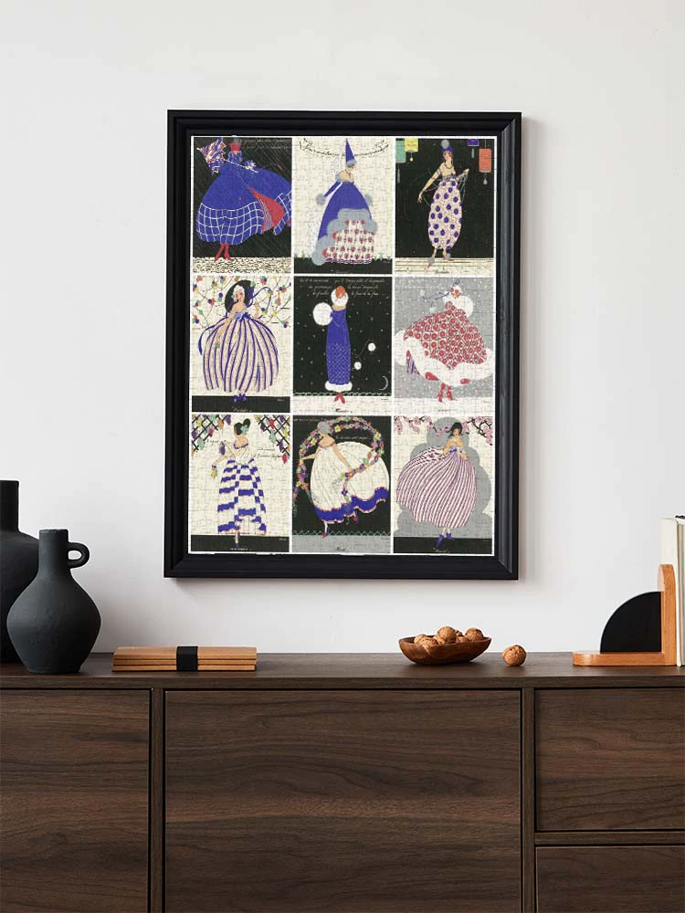 Pin De Le-Vintage Fashion1 Pin De Le-1000pcs Jigsaw Puzzle-Vintage Fashion by Marthe Romme