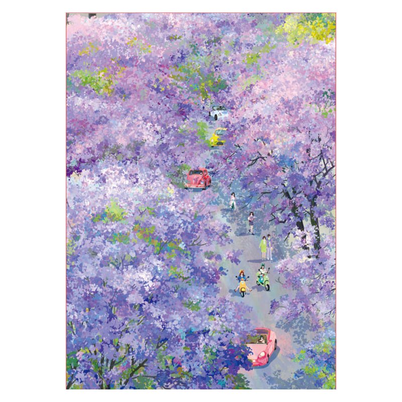 TuTuDingDang-1000pcs Jigsaw Puzzle-Spring Breeze Floating Flowers