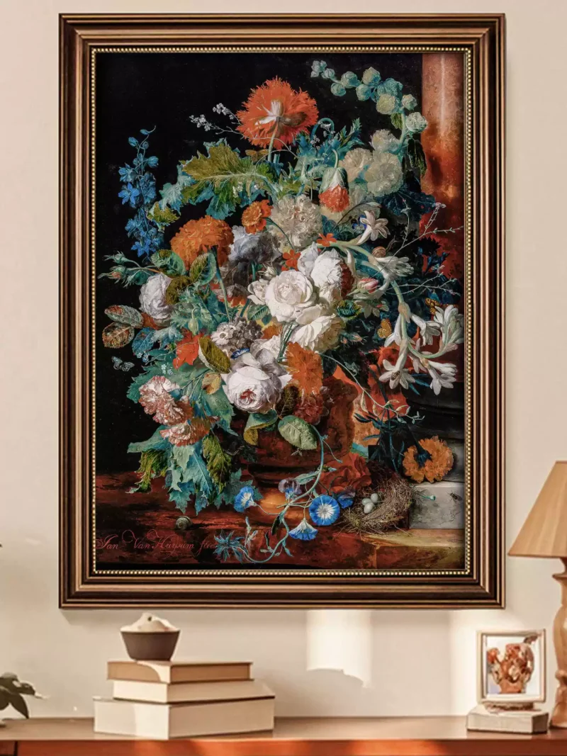 Still Life with Flowers and Fruit1 Pin De Le-1000pcs Jigsaw Puzzle-Still Life with Flowers and Fruit by Jan van Huysum