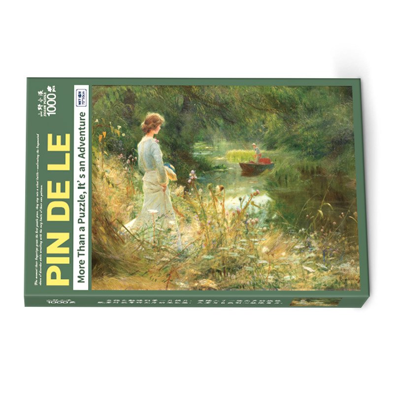 Pin De Le-1000pcs Jigsaw Puzzle-The Backwater by Charles William Wyllie