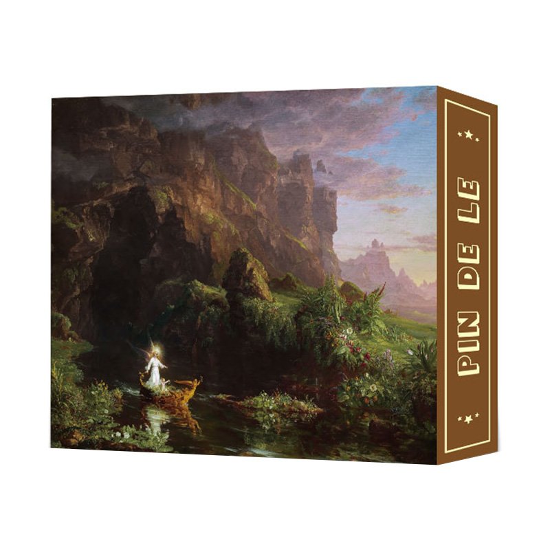 Pin De Le-1000pcs Jigsaw Puzzle-The Voyage of Life-Youth by Thomas Cole