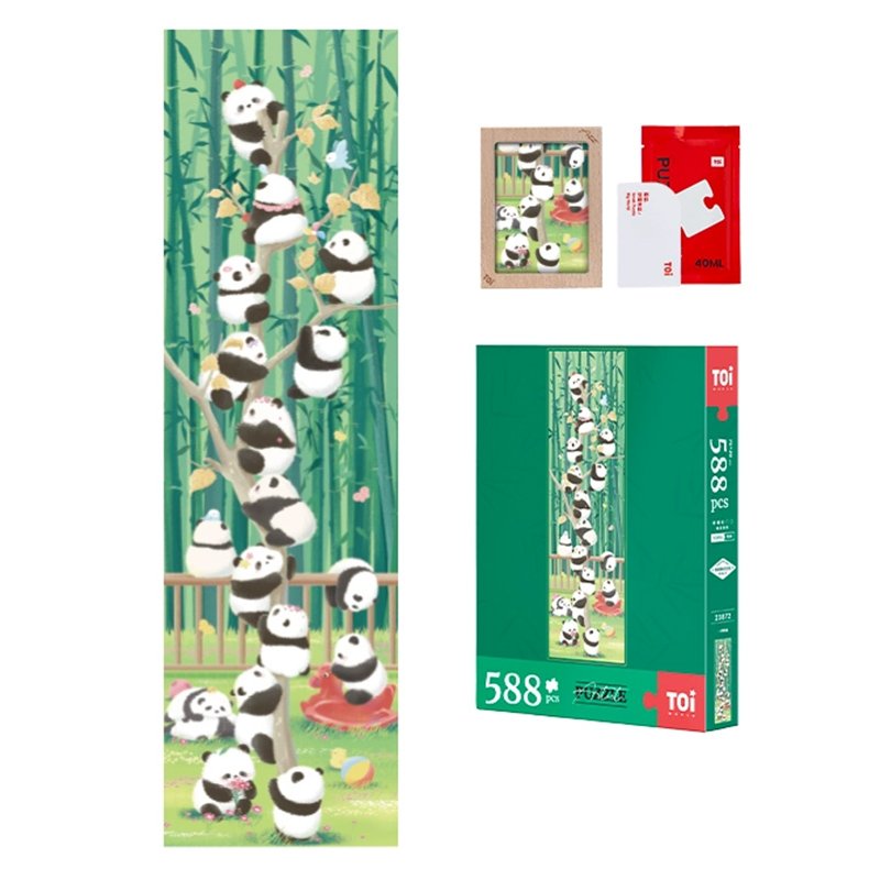 588pcs Jigsaw Puzzle-Toi-A Bamboo of Pandas