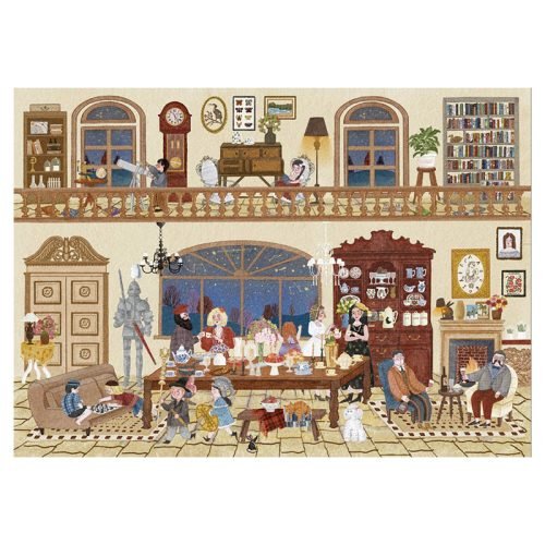 Tutudingdang-Castle Tea Party (2) TuTuDingDang-1000pcs Jigsaw Puzzle-Castle Tea Party