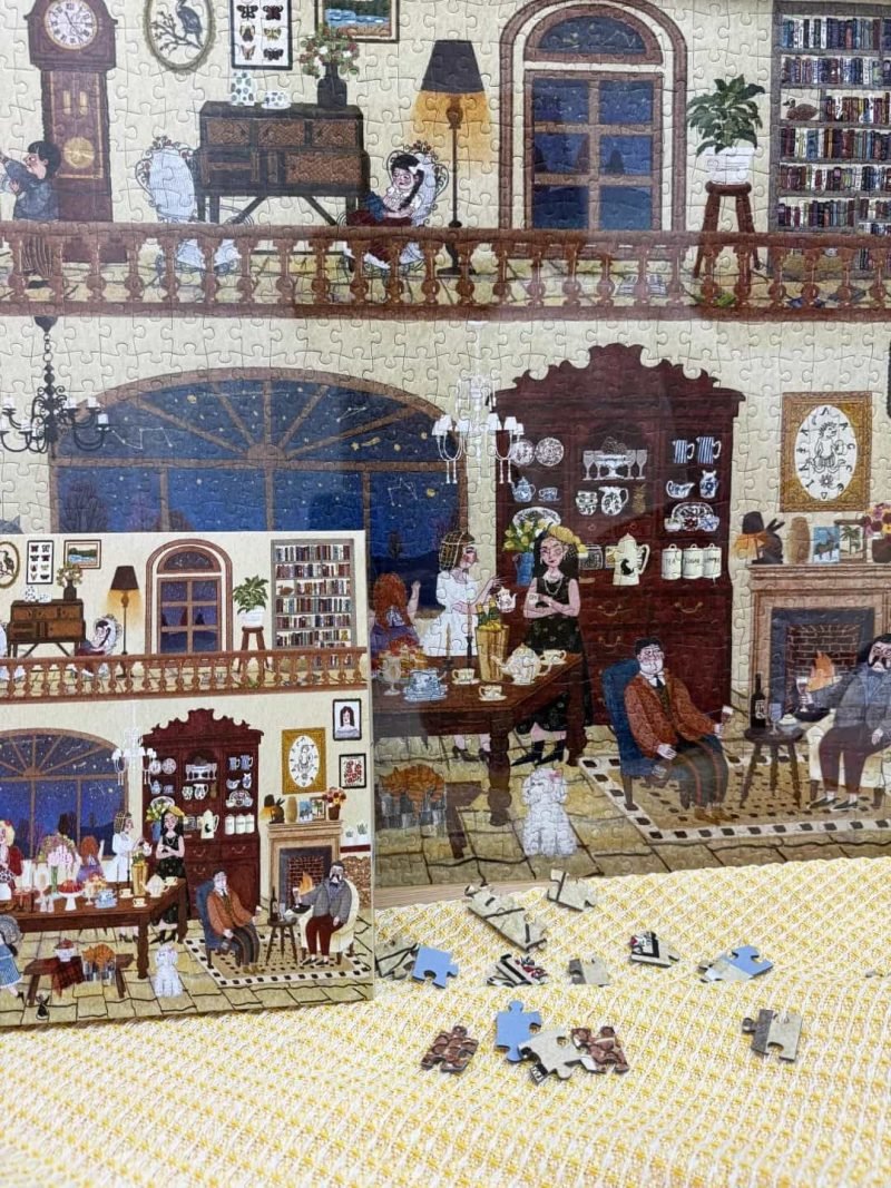 Tutudingdang-Castle Tea Party (4) TuTuDingDang-1000pcs Jigsaw Puzzle-Castle Tea Party