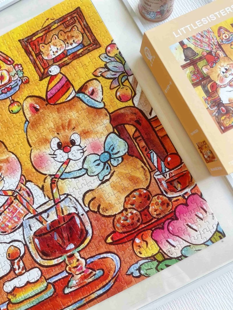 WanLeFaZe-500pcs Jigsaw Puzzle-Little Sisters