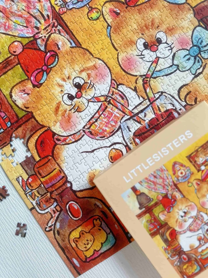 WanLeFaZe-500pcs Jigsaw Puzzle-Little Sisters