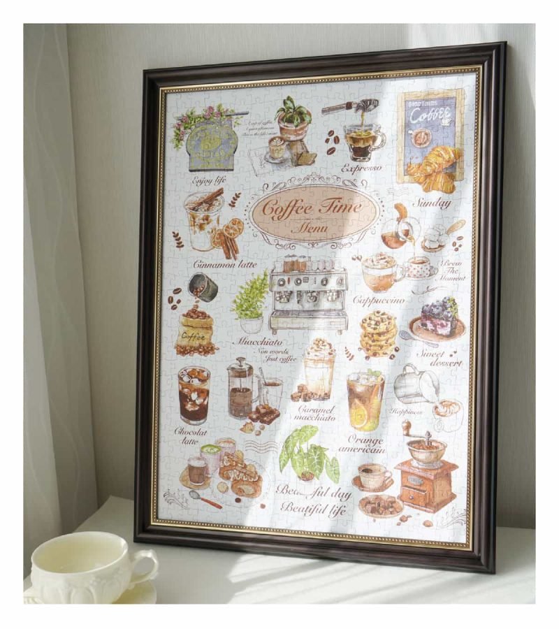 XCYM-520pcs Jigsaw Puzzle-Coffee Time Menu