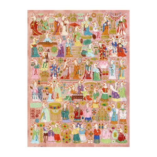3djp/Pintoo-Plastic Puzzles 1200pcs-Ode to Hanfu