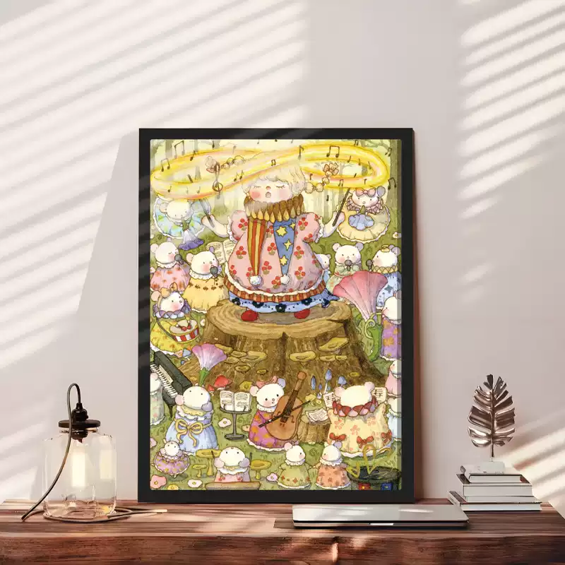 Botop-Forest Party (1) Botop Fusion-500pcs Jigsaw Puzzle-Forest Party