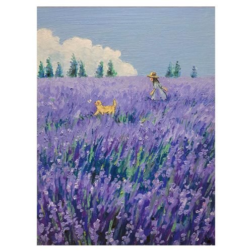 Botop Puzzle 300 Pieces-Lavender (1) Botop-300pcs Jigsaw Puzzle-Lavender Puzzle