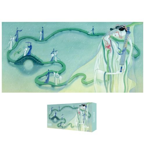 Comitok-West Lake's Fateful Meeting (1) Comitok-300pcs Jigsaw Puzzle-The Legend of Lady White-West Lake's Fateful Meeting