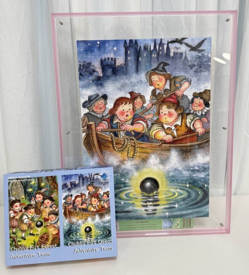 TuTuDingDang-500pcs Jigsaw Puzzle-Double-sided Pangfu's Forest and Ocean Adventure Team