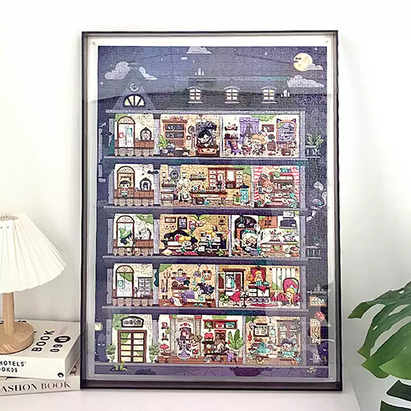 Gill Lill-1000 Jigsaw Puzzle-Weird Apartment