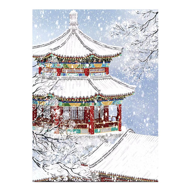 Gulu-500 Piece Puzzle-Winter Snow in the Summer Palace