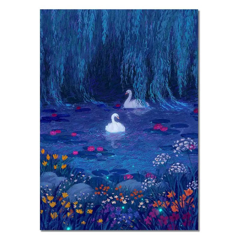 Gulu-500 Piece Puzzle-Swan Lake