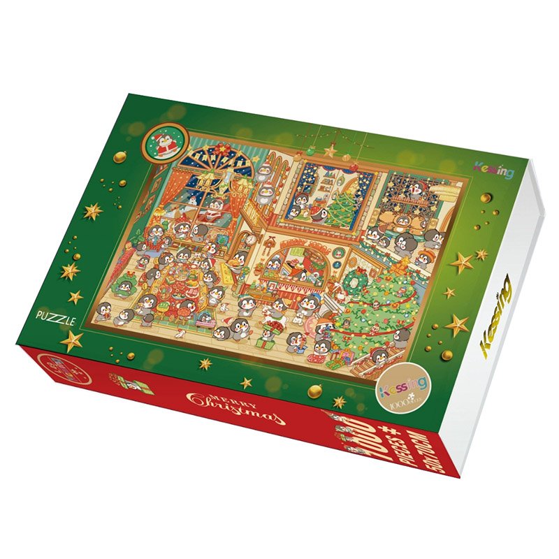 Kessing Puzzle-Pudra Xmas Party (1) Kessing-1000pcs Jigsaw Puzzle-Pudra Xmas Party