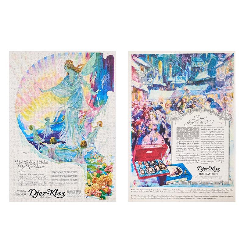 Double-sided Puzzle 1000pcs-Komono-Djer-kiss 02 by Frederick Richardson