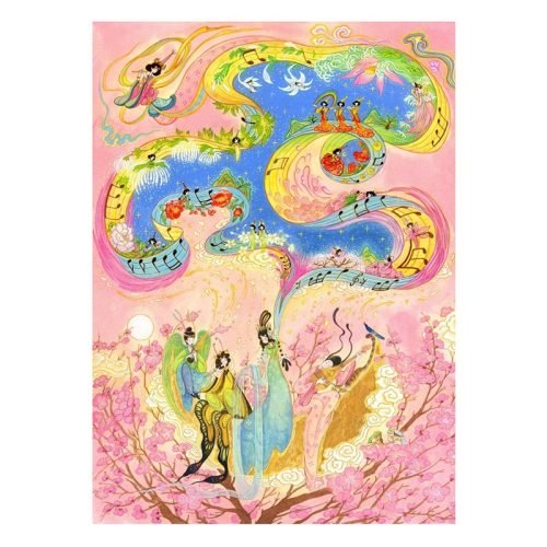 Komono-The Dace of the Flower Goddesses (1) Komono-500pcs-The Dance of the Flower Goddesses