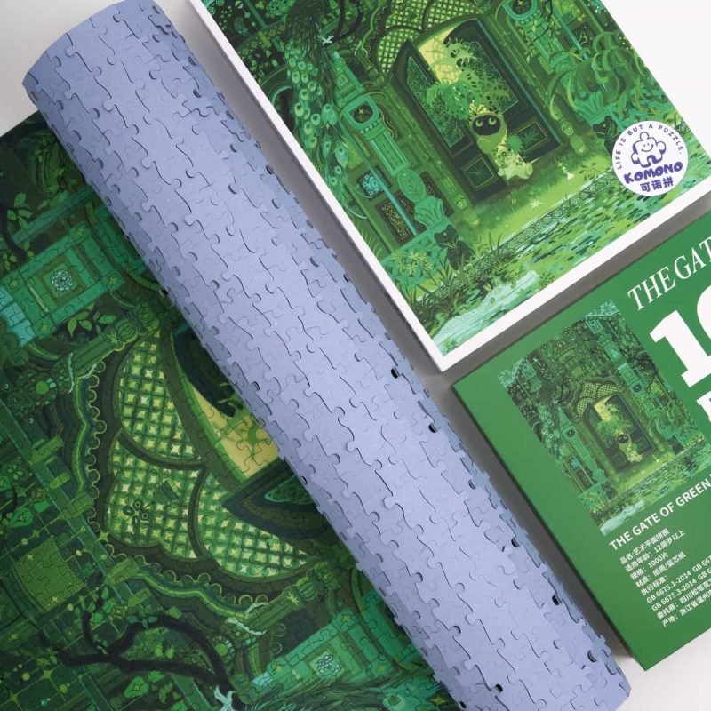 Komono-The Gate of Green (5) Komono-1000pcs Jigsaw Puzzle-The Gate of Green