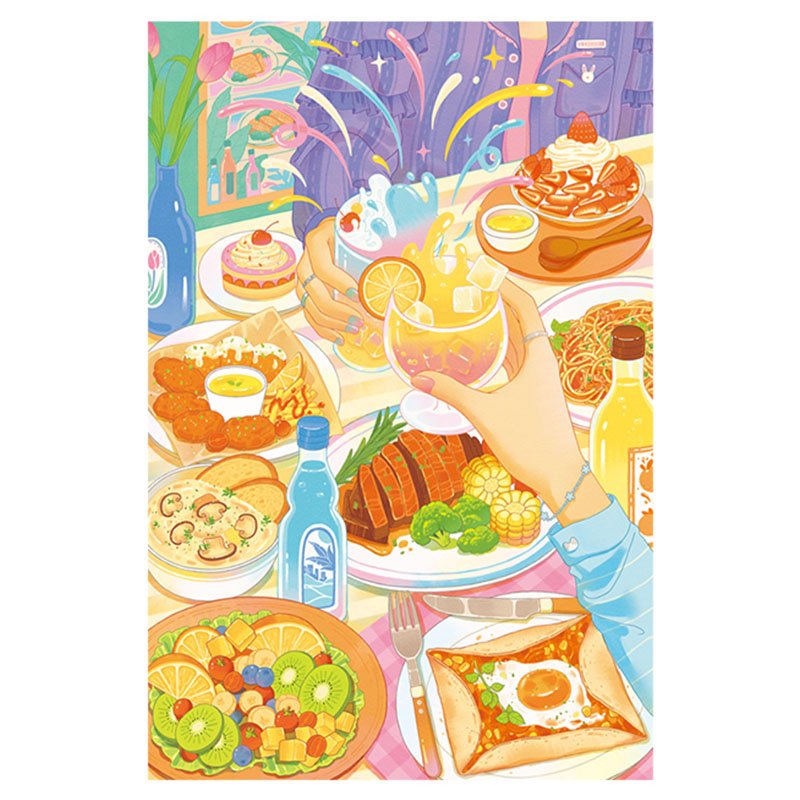 Momibook-1000 Piece Jigsaw Puzzle-Cheers