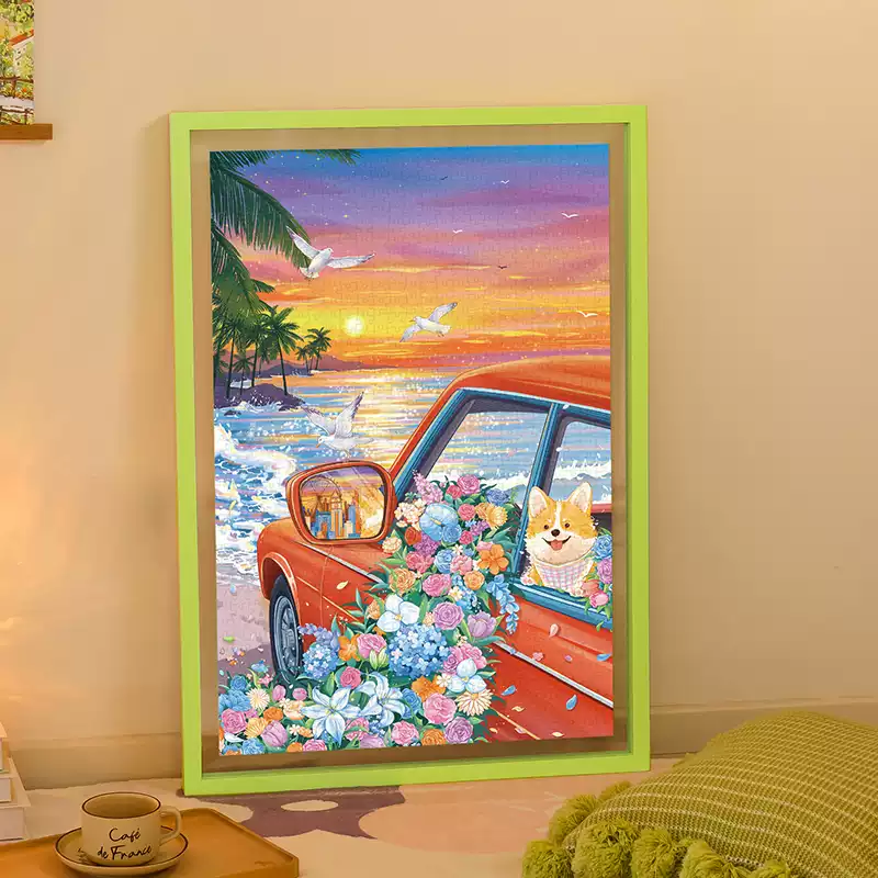 Momibook-1000 Piece Jigsaw Puzzle-Lightstream in the Mirror