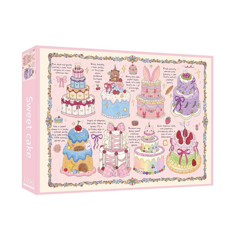 PJLT-1000pcs Jigsaw Puzzle-Sweet Cake
