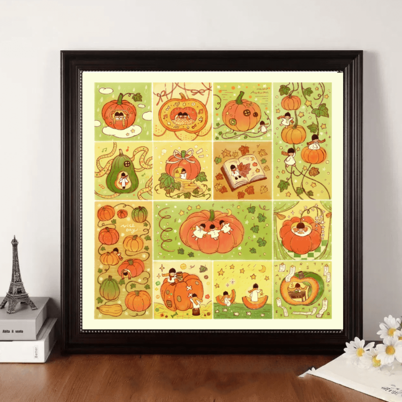 728pcs Jigsaw Puzzle-TuTuDingDang-Pumpkin Dream