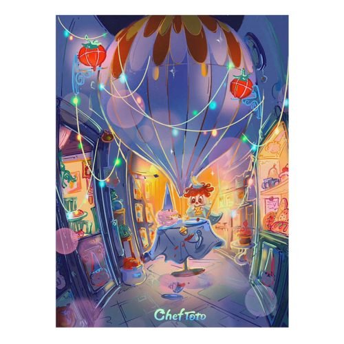 Dreamer Puzzle-500pcs Jigsaw Puzzle-Chef Toto The Tea Break That Lasts